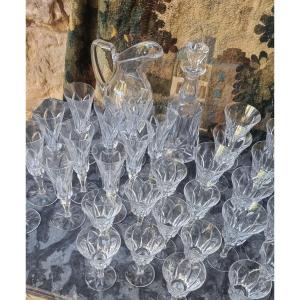 Part Of Saint Louis Camargue Crystal Service Champagne Flutes Etc