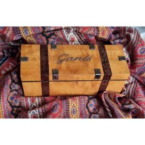 Charles X Period Glove Box Tabletterie Circa 1820