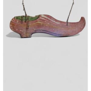 19th C. Folk Art Shoe Sign