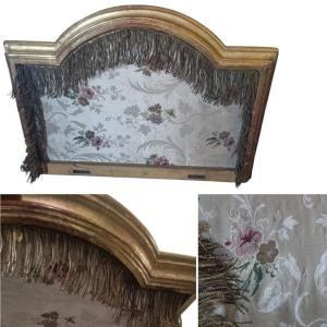 Gilded Wooden Bed Canopy, 18th Century