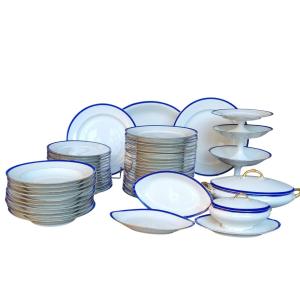 Limoges Porcelain Dinner Service By Maison Bernardaud 