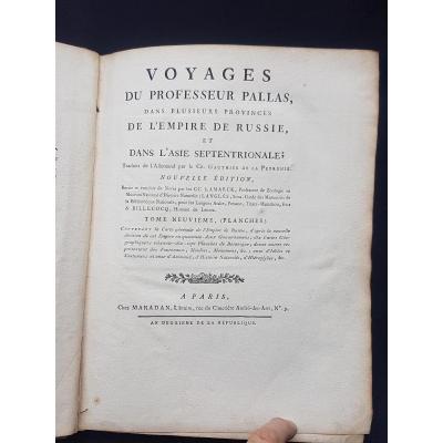 Travel In Russia Pallas XVIIIth Atlas 1794 Plants Maps