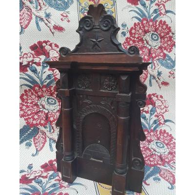 PARTIE DE RÉTABLE OU AUTEL FIN XVIIIe ou DEBUT XIXe