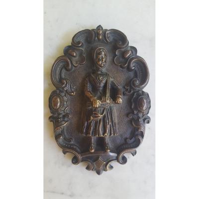 Troubadour Style Bronze Nail Cover Charles X Hook Cover