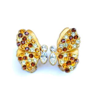 Lorenz Baümer – “butterfly” Earrings – Fashion Design – 1990s