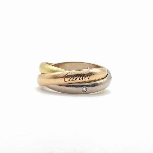 Cartier, Trinity Ring, Classic Model, 5 Diamonds