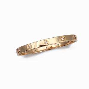 Cartier Love Bracelet Diamonds And 18k Yellow Gold