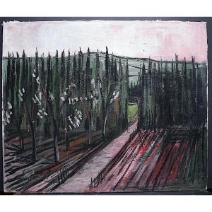 Landscape Modern Art Signed To Identify XX Rt653