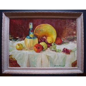 Eliane Frasquet Dead Fruit Bottle Signed XX Rt664