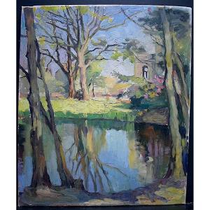 A Rinskopf Landscape Signed 1955 XX Rt719