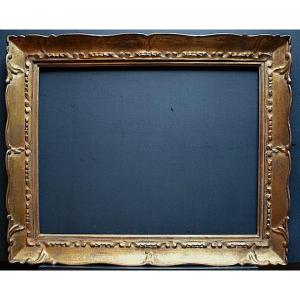 Frame Years 1920 1930 Golden Montparnasse Rebate 65 X 50 Cm Format 15p Frame Ref C1049