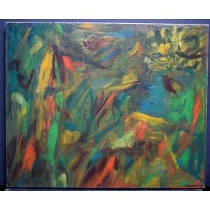 Abstract 1960s Signed To Identify XX 1966 Rt 767