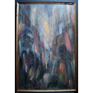 Abstract Cubist Genre Scene XX Rt769