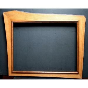 Modernist Brutalist Frame Years 1950 1960 Rebate 65 X 50 Cm Format 15p Frame Ref C1062