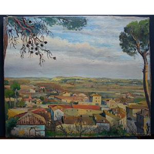 Huguette Hecquet De Carbon Landscape Hérault Provence XX Rt795
