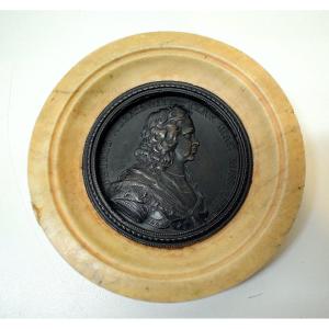 Medallion Medal Peter The Great Tsar Of Russia Russian Marble And Metal Ref562