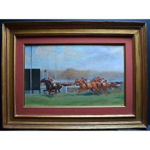 Eugène Péchaubès Longchamp Horse Race 1926 Grand Prix Won By Olibrius XX Rt876