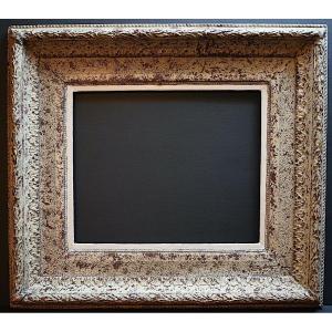 XIX Painted Frame Rabbet 46 X 38 Cm Format 8f Frame  Montparnasse Ref C1119