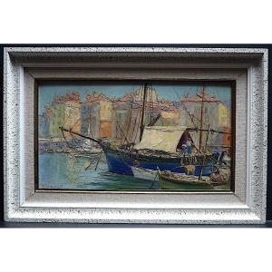 Safronoff Nicolas Port Of Toulon Before Navy War  Boats XX Rt891