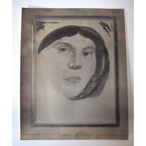 Ernest Bulloz Film Photography Portrait Of Dejenny Le Guillou By Eugène Delacroix Rd10