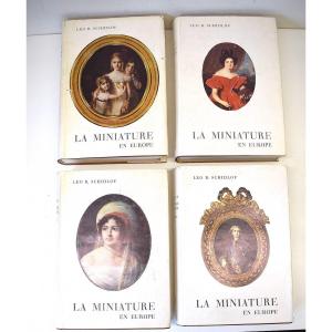 Rare Book In 4 Volumes By Leo Schidlof La Miniature In Europe Year 1964 Ref670