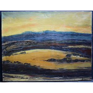 Joaquim Pacheco Spanish Spain Expressionist Landscape XX Th Rt921