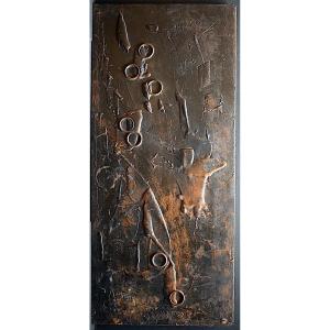Michel Caillo Artist Lorraine Abstract 1980s Moderne Kunst Rt976