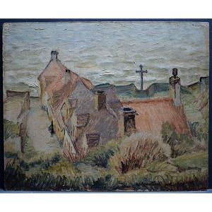 Robert Guilbert Landscape Marine Normandy Brittany Post Impressionist XX Rt985