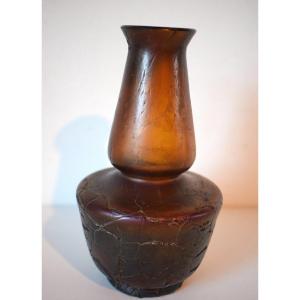 Art Nouveau Glass Vase Loetz Period 1900 Bohemian Glassware Austria Ref757 