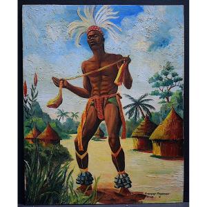 François Pinardon Africanist Dancer Ivory Coast Tradition Africa 1960s Rt1038