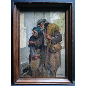 Armand Coudert Tramps Characters Man Woman Couple Rt1148