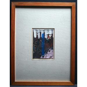 Horst Gläsker German Art Singular Abstract Cat Germany 80s 20th Rt1166
