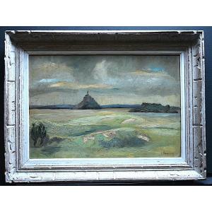Bay Of Mont Saint Michel Normandy Signed To Identify XX Years 50 Rt1195