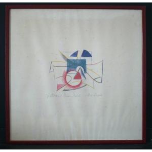 Abstract Drawing Dedicated To Identify 20th Century Rt1207