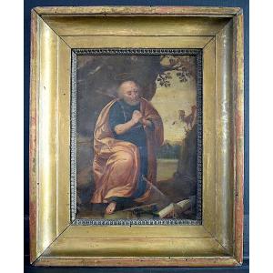 Baroque Religious Art 17th Century Saint Peter Rt1209