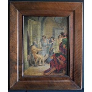 The Death Of Socrates Neoclassical School Of The 19th Century Historical Scene Rt1129