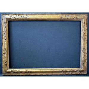 Gilded Wood Frame 1920s 1930s Rebate 46 X 31 Cm (close To 8p Format) Frame Ref C1180