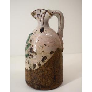 Anthropomorphic Ceramic Pitcher Canakkale Türkiye Ottoman XVIII Century Ref1105