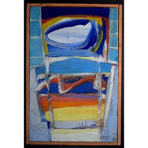 Daniel Clesse Abstract Signed Dated 1978 Rt1149