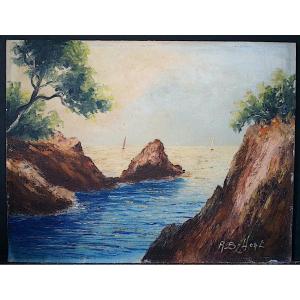 Roger Baffert Calanques De Troyas St Raphael Provence Côte d'Azur Marine XX Rt1160