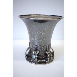 Omar Ramsden & Alwyn Carr Sterling Silver English London Tumbler Cup Ref1112