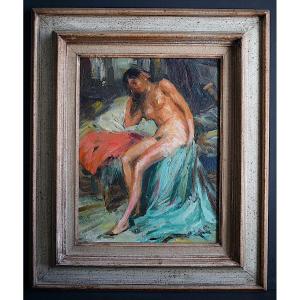 Unsigned Female Nude 20th Century Rt1260