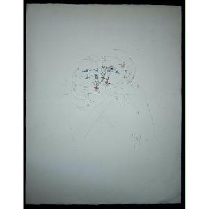 Print Monogram Vl Year 1969 Man Woman Couple Rt1278