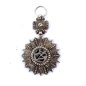 Tunisian Silver Medal Nichan Al Iftikhar Reign Of Mohamed El Naceur Bey Ref1132 