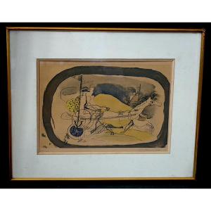 Georges Braque Color Lithograph  13/75 Title The Chariot 20th Century Rt1354