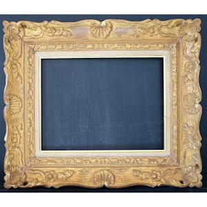 Montparnasse Gold Frame Rebate 35 X 27 Cm Format 5f Frame Ref C1231
