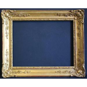 19th Century Gilt Frame, Rabbeted, 38 X 29.5 Cm. Frame Ref C1233