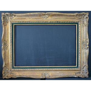 Montparnasse Gilded Frame, Rabbet: 53.7 X 36.7 Cm, Approximately 10p Size. Frame Ref C1241