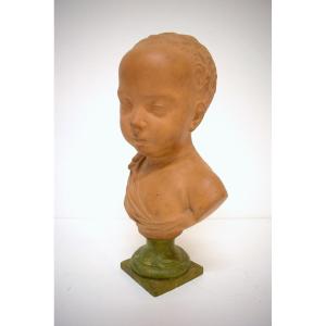 Terracotta Bust Of A Child After Germain Pilon, Presumed Portrait Of Henry Iv, Louvre Ref1162