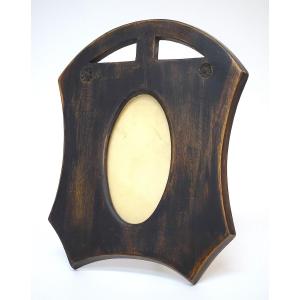 Art Nouveau Art Deco Carved Wooden Photo Frame Ref1174